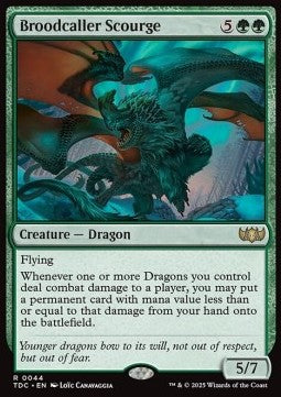 Broodcaller Scourge - Commander: Tarkir: Dragonstorm (Rare) [TDC-44] - JotaCards - Tu Tienda de TCG