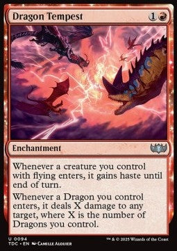 Dragon Tempest - Commander: Tarkir: Dragonstorm (Uncommon) [TDC-94] - JotaCards - Tu Tienda de TCG