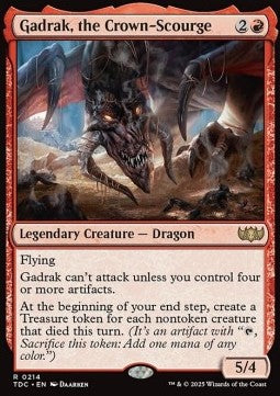 Gadrak, the Crown-Scourge - Commander: Tarkir: Dragonstorm (Rare) [TDC-214] - JotaCards - Tu Tienda de TCG