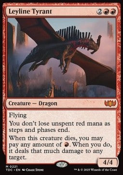 Leyline Tyrant - Commander: Tarkir: Dragonstorm (Mythic) [TDC-221] - JotaCards - Tu Tienda de TCG