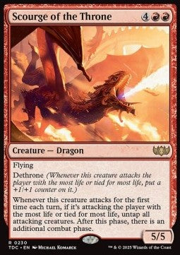 Scourge of the Throne - Commander: Tarkir: Dragonstorm (Rare) [TDC-230] - JotaCards - Tu Tienda de TCG