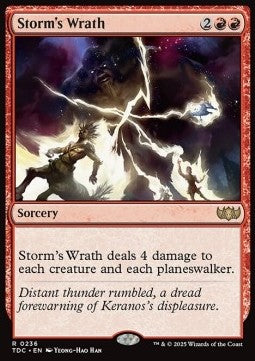 Storm's Wrath - Commander: Tarkir: Dragonstorm (Rare) [TDC-236] - JotaCards - Tu Tienda de TCG
