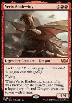 Verix Bladewing - Commander: Tarkir: Dragonstorm (Mythic) [TDC-243] - JotaCards - Tu Tienda de TCG