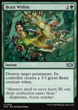 Beast Within - Commander: Tarkir: Dragonstorm (Uncommon) [TDC-249] - JotaCards - Tu Tienda de TCG
