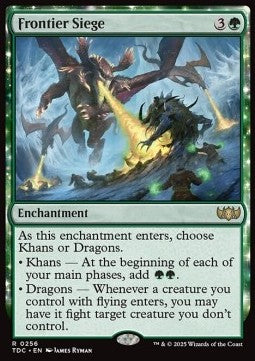 Frontier Siege - Commander: Tarkir: Dragonstorm (Rare) [TDC-256] - JotaCards - Tu Tienda de TCG