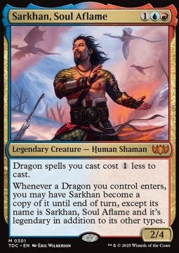 Sarkhan, Soul Aflame - Commander: Tarkir: Dragonstorm (Mythic) [TDC-301] - JotaCards - Tu Tienda de TCG