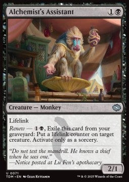 Alchemist's Assistant - Tarkir: Dragonstorm (Uncommon) [TDM-71] - JotaCards - Tu Tienda de TCG
