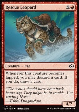 Rescue Leopard - Tarkir: Dragonstorm (Common) [TDM-116] - JotaCards - Tu Tienda de TCG