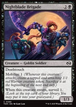 Nightblade Brigade - Tarkir: Dragonstorm (Common) [TDM-85] - JotaCards - Tu Tienda de TCG