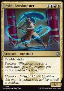 Jeskai Brushmaster - Tarkir: Dragonstorm (Uncommon) [TDM-195] - JotaCards - Tu Tienda de TCG