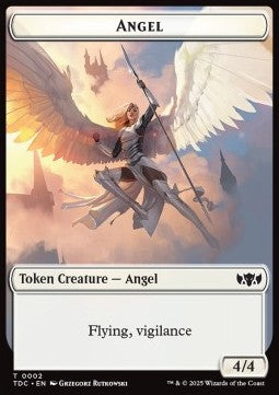 Angel Token (W 4/4 Vigilance) // Spirit Token (W 1/1) - Tarkir: Dragonstorm: Tokens (Token) [TTDM-CT 2/6] - JotaCards - Tu Tienda de TCG