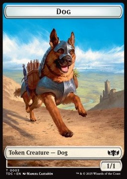 Dog Token (W 1/1) // Goblin Token (R 1/1) - Tarkir: Dragonstorm: Tokens (Token) [TTDM-CT 3/12] - JotaCards - Tu Tienda de TCG