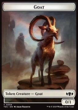 Goat Token (W 1/1) // Timeless Witness Token - Tarkir: Dragonstorm: Tokens (Token) [TTDM-CT 4/11] - JotaCards - Tu Tienda de TCG