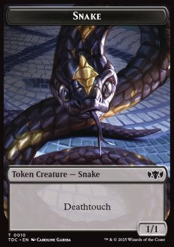 Snake Token (B 1/1) // Myr Token (A 1/1) - Tarkir: Dragonstorm: Tokens (Token) [TTDM-CT 10/30] - JotaCards - Tu Tienda de TCG