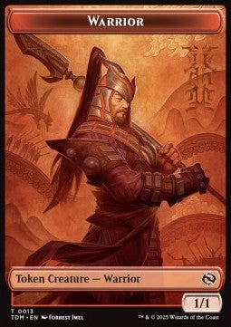 Warrior Token (R 1/1) // Elemental Token (R 1/1 Haste) - Tarkir: Dragonstorm: Tokens (Token) [TTDM-CT 13/17] - JotaCards - Tu Tienda de TCG