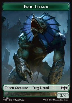 Frog Lizard Token (G 3/3) // Dragon Token (R 5/5) - Tarkir: Dragonstorm: Tokens (Token) [TTDM-CT 21/14] - JotaCards - Tu Tienda de TCG