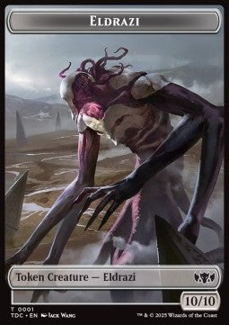 Eldrazi Token (C 10/10) // Citizen Token (GW 1/1) - Tarkir: Dragonstorm: Tokens (Token) [TTDM-CT 1/26] - JotaCards - Tu Tienda de TCG