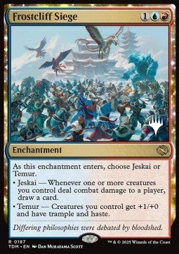 Frostcliff Siege (V.2) - Tarkir: Dragonstorm: Promos (Rare) [PTDM-187] - JotaCards - Tu Tienda de TCG