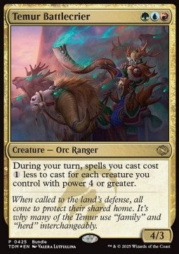 Temur Battlecrier (V.3) - Tarkir: Dragonstorm: Promos (Rare) [PTDM-425] - JotaCards - Tu Tienda de TCG