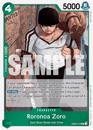 Roronoa Zoro (EB02-019) - Anime 25th Collection (Rare) [EB02-019] - JotaCards - Tu Tienda de TCG