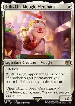Stiltzkin, Moogle Merchant - Magic: The Gathering - FINAL FANTASY (Rare) [FIN-34] - JotaCards - Tu Tienda de TCG