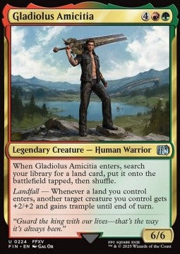 Gladiolus Amicitia - Magic: The Gathering - FINAL FANTASY (Uncommon) [FIN-224] - JotaCards - Tu Tienda de TCG