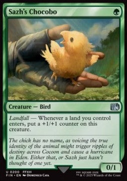 Sazh's Chocobo - Magic: The Gathering - FINAL FANTASY (Uncommon) [FIN-200] - JotaCards - Tu Tienda de TCG