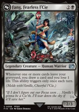 Fang, Fearless l'Cie // Ragnarok, Divine Deliverance - Magic: The Gathering - FINAL FANTASY (Uncommon) [FIN-99] - JotaCards - Tu Tienda de TCG