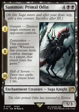 Summon: Primal Odin - Magic: The Gathering - FINAL FANTASY (Rare) [FIN-121] - JotaCards - Tu Tienda de TCG
