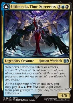 Ultimecia, Time Sorceress // Ultimecia, Omnipotent - Magic: The Gathering - FINAL FANTASY (Uncommon) [FIN-247] - JotaCards - Tu Tienda de TCG