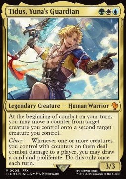 Tidus, Yuna's Guardian - Commander: Magic: The Gathering - FINAL FANTASY (Mythic) [FIC-5] - JotaCards - Tu Tienda de TCG