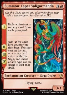 Summon: Esper Valigarmanda - Commander: Magic: The Gathering - FINAL FANTASY (Rare) [FIC-60] - JotaCards - Tu Tienda de TCG