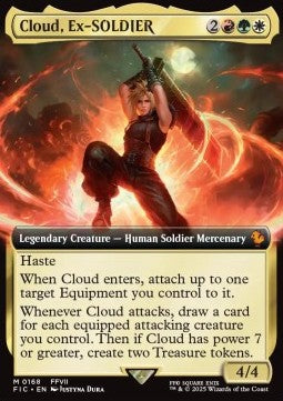 Cloud, Ex-SOLDIER (V.1) - Commander: FINAL FANTASY: Extras (Mythic) [XFIC-168]