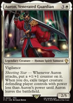 Auron, Venerated Guardian - Commander: Magic: The Gathering - FINAL FANTASY (Rare) [FIC-10] - JotaCards - Tu Tienda de TCG