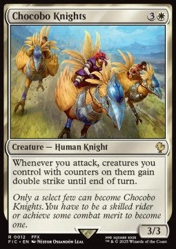 Chocobo Knights - Commander: Magic: The Gathering - FINAL FANTASY (Rare) [FIC-12] - JotaCards - Tu Tienda de TCG