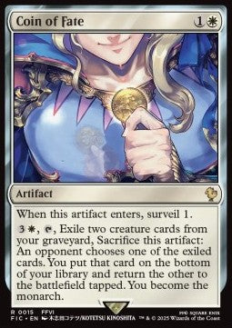 Coin of Fate - Commander: Magic: The Gathering - FINAL FANTASY (Rare) [FIC-15] - JotaCards - Tu Tienda de TCG