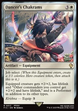 Dancer's Chakrams - Commander: Magic: The Gathering - FINAL FANTASY (Rare) [FIC-17] - JotaCards - Tu Tienda de TCG