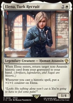 Elena, Turk Recruit - Commander: Magic: The Gathering - FINAL FANTASY (Rare) [FIC-18] - JotaCards - Tu Tienda de TCG