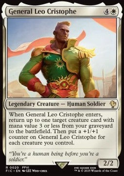 General Leo Cristophe - Commander: Magic: The Gathering - FINAL FANTASY (Rare) [FIC-20] - JotaCards - Tu Tienda de TCG