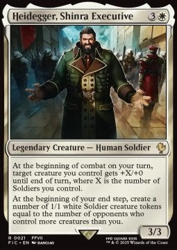 Heidegger, Shinra Executive - Commander: Magic: The Gathering - FINAL FANTASY (Rare) [FIC-21] - JotaCards - Tu Tienda de TCG
