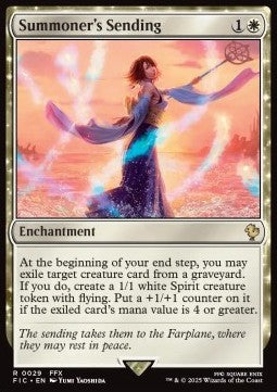 Summoner's Sending - Commander: Magic: The Gathering - FINAL FANTASY (Rare) [FIC-29] - JotaCards - Tu Tienda de TCG