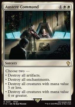 Austere Command - Commander: Magic: The Gathering - FINAL FANTASY (Rare) [FIC-231] - JotaCards - Tu Tienda de TCG