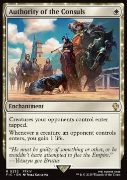Authority of the Consuls - Commander: Magic: The Gathering - FINAL FANTASY (Rare) [FIC-232] - JotaCards - Tu Tienda de TCG