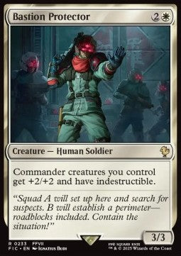 Bastion Protector - Commander: Magic: The Gathering - FINAL FANTASY (Rare) [FIC-233] - JotaCards - Tu Tienda de TCG