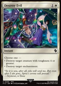 Destroy Evil - Commander: Magic: The Gathering - FINAL FANTASY (Common) [FIC-240] - JotaCards - Tu Tienda de TCG