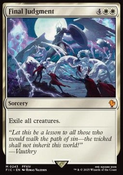 Final Judgment - Commander: Magic: The Gathering - FINAL FANTASY (Mythic) [FIC-243] - JotaCards - Tu Tienda de TCG