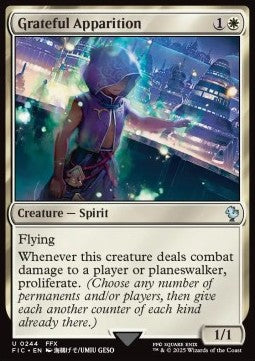 Grateful Apparition - Commander: Magic: The Gathering - FINAL FANTASY (Uncommon) [FIC-244] - JotaCards - Tu Tienda de TCG