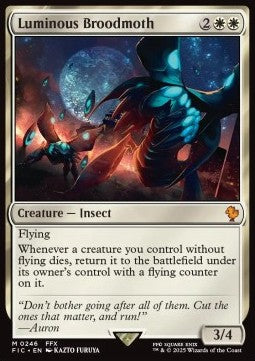 Luminous Broodmoth - Commander: Magic: The Gathering - FINAL FANTASY (Mythic) [FIC-246] - JotaCards - Tu Tienda de TCG