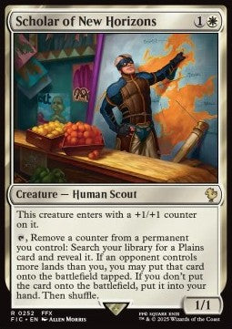 Scholar of New Horizons - Commander: Magic: The Gathering - FINAL FANTASY (Rare) [FIC-252] - JotaCards - Tu Tienda de TCG