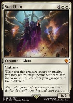 Sun Titan - Commander: Magic: The Gathering - FINAL FANTASY (Mythic) [FIC-254] - JotaCards - Tu Tienda de TCG
